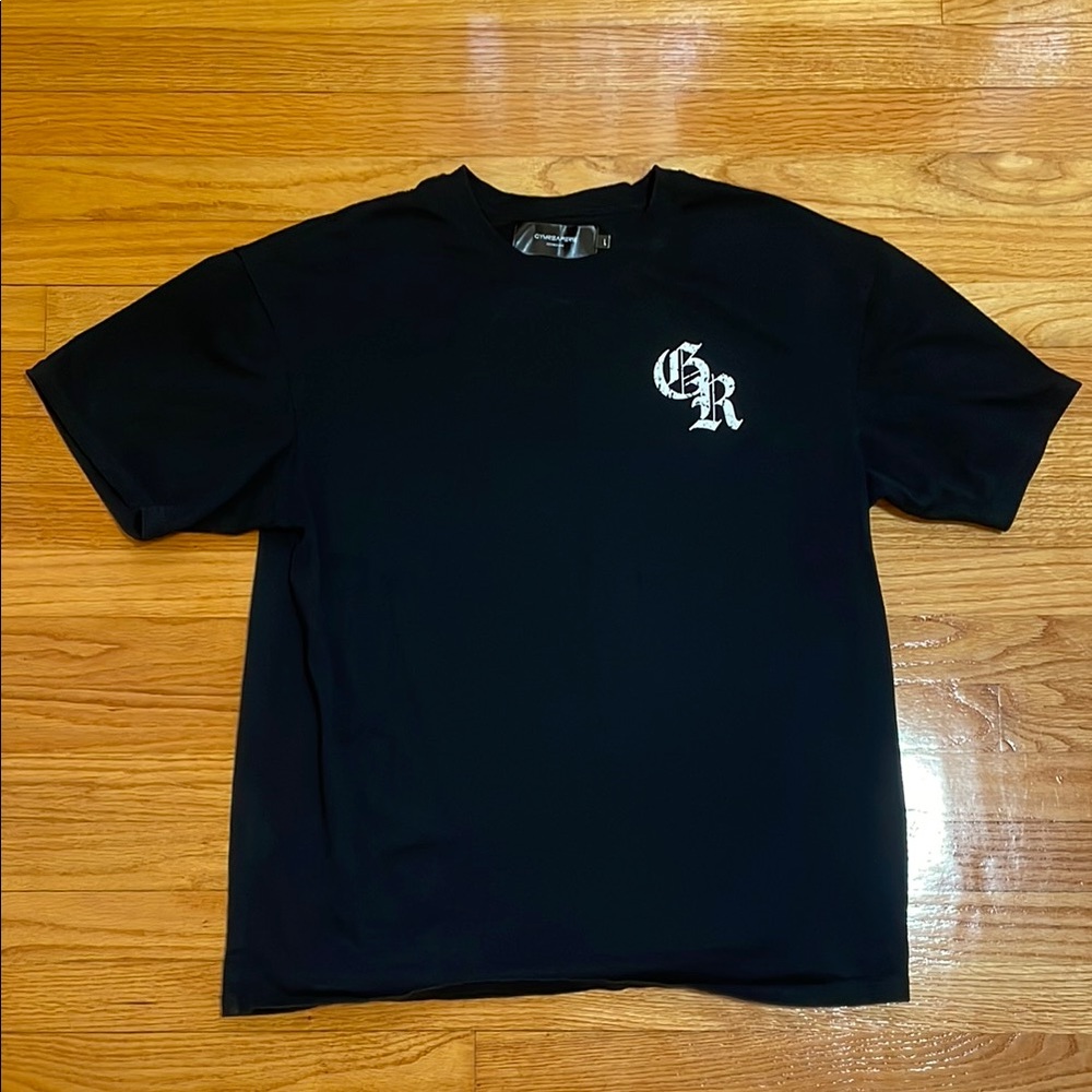 Gymreapers Men's T-Shirt Size Large Black Workout Gym Gear